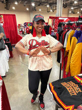 Load image into Gallery viewer, Delta Sigma Theta Baseball Jersey-Cream
