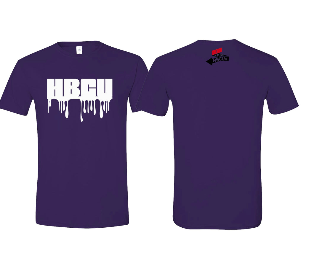 HBCU Drip Purple Shirt